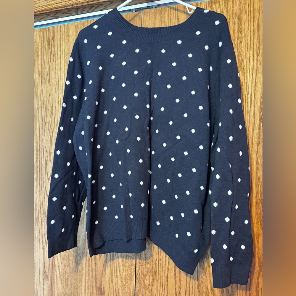 Women’s Croft & Barrow knit long sleeve sweater size XXL.
